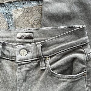 Mother high waisted rascal with step fray